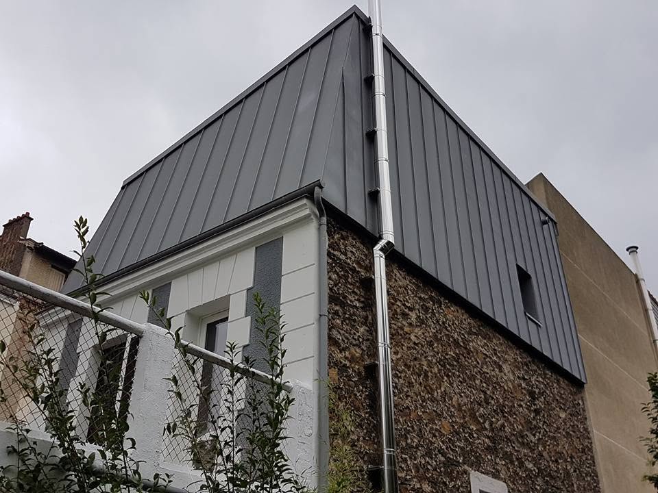 Habillage zinc anthracite